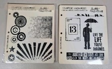 Stampers Anonymous Tim Holtz Cling Stamps Psychedelic Grunge Creative Muse