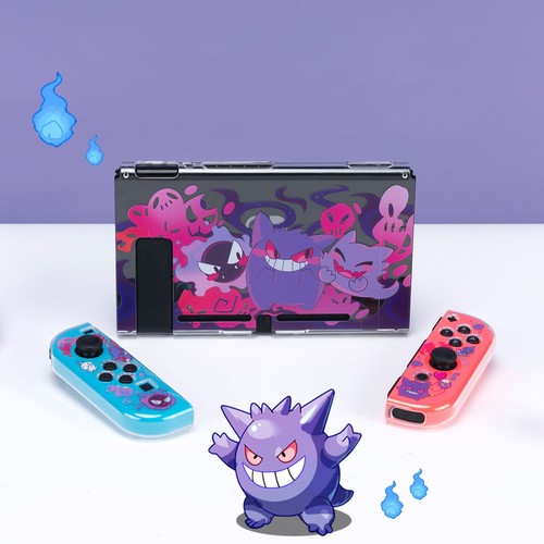 Pokemon Gengar Nintendo Switch OLED Case Cover Skin Shell Accessory For Joycon - Picture 5 of 10