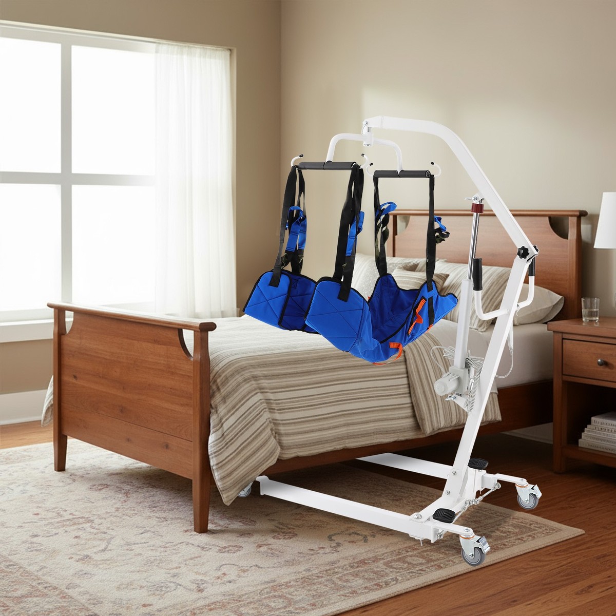 330lb Electric Patient Lift Foldable Hydraulic Body Transfer for