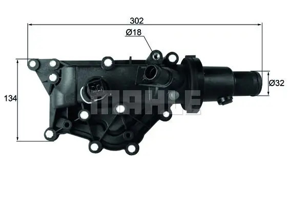 Mahle Original Termostato, Refrigerante Th 60 89 - Immagine 3
