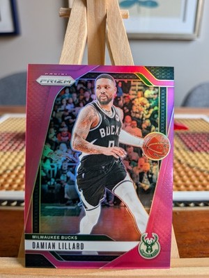 2024-25 Panini Prizm #90 Damian Lillard Pink /249