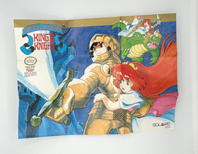 1989 King's Knight (NES, Nintendo) CIB Rare w/all inserts and MINT poster!