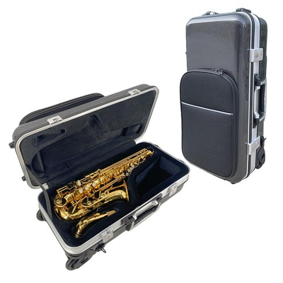 #ad Carbon Fiber Alto Saxophone Case – Hard Shell Travel Case with Wheels amp; Handle $165.99