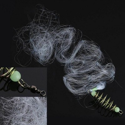 Copper Spring Fishing Net Trap Leuchtende Perle Shoal Netting Tackle 3-12 Mesh