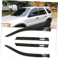4pcs Shatterproof Outside Mount Style Sun Rain Guard for 2001-2012 Escape