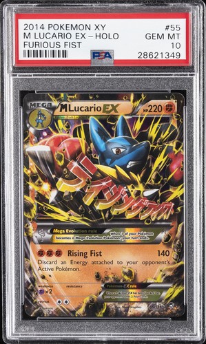 M Lucario-EX graded PSA 10 for sale on eBay