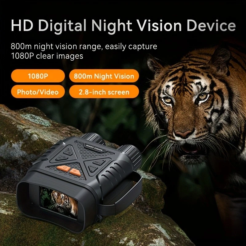 Digital Night Vision Binoculars with Built-in Rechargeable Battery HD 2.8'' - Image 4 of 4