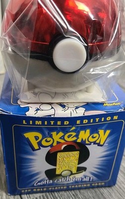 burger king pokemon gold cards blue box vs red box Pok mon 23K Plated Trading Set of 6 in Boxes Toys Pokémon 23K Gold Plated Pikachu
