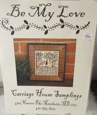 Carriage House Samplings BE MY LOVE Counted Cross Stitch Pattern