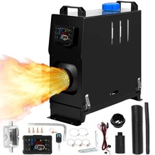 5KW 12V Diesel Heater High Power with Remote & Muffler for RVs and Boats