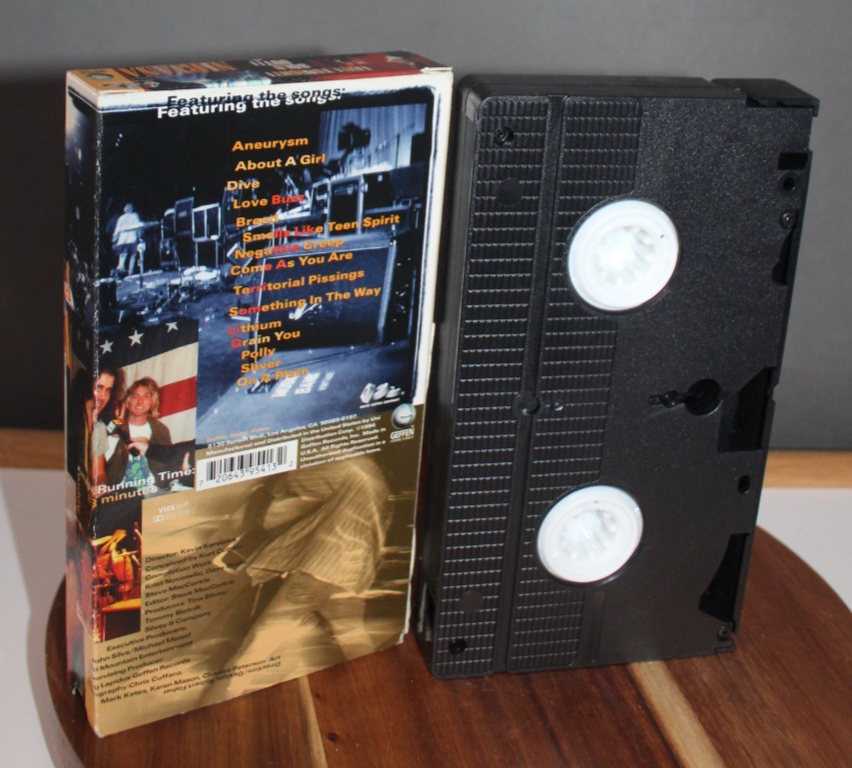 Nirvana Live Tonight Sold Out Vintage 1994 VHS Movie | eBay