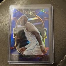 2022-23 Select LeBron James Lakers Concourse Blue Prizm Parallel Card #26