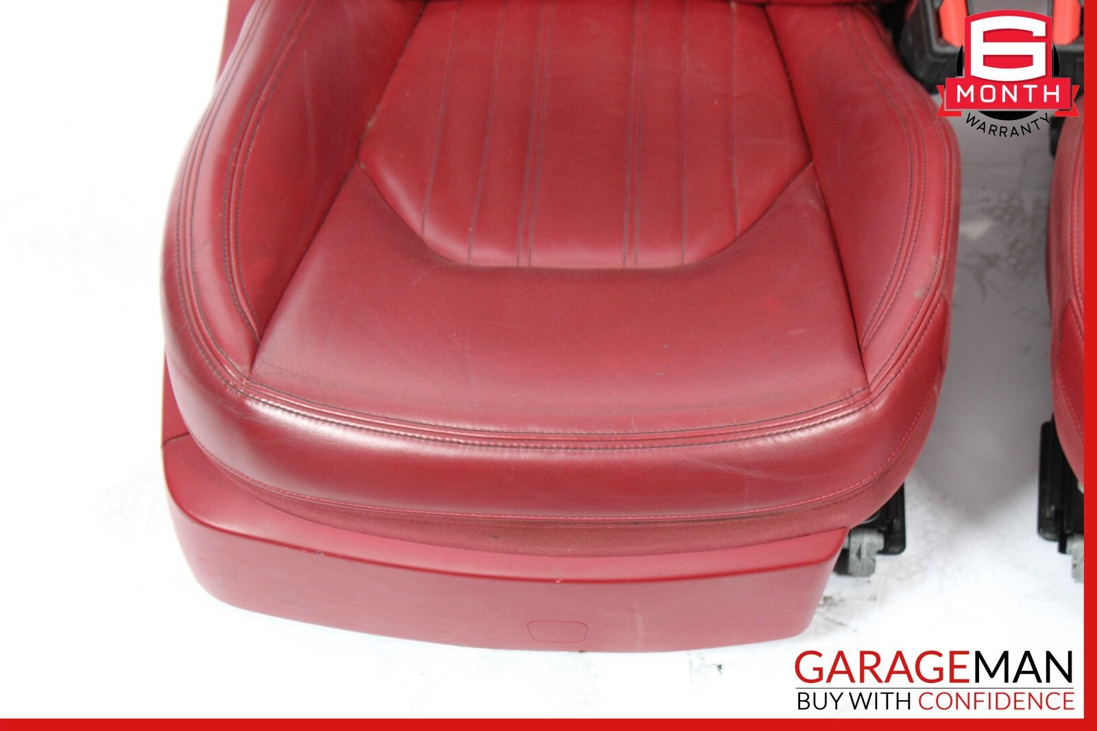 14-17 Maserati Ghibli M157 Front Complete Seat Cushion Cover Assy Set OEM