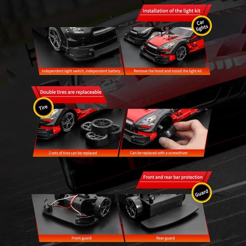 RC Drift Car 1/16 RC Car Remote Control Car 2.4GHz 4WD 40km/h RC Race Car Hig... - Picture 2 of 7