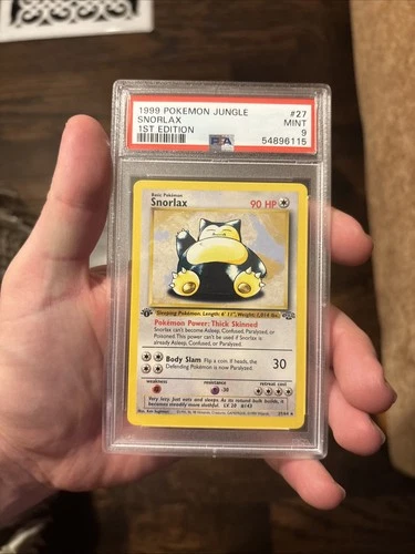 Snorlax Jungle 1st Edition #27 PSA 9