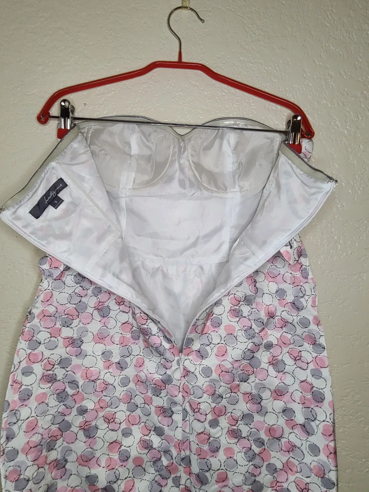 #0124 Twenty One Mini Vestido Sin Mangas Talla S Lunares - ¡Tiene Bolsillos!! Foto 3 de 4