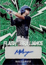 Marcelo Mayer 2021 Leaf Flash of Brilliance Green Auto #FB-MM7 19/25