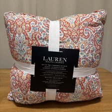Lauren Ralph Lauren Set of 2 18x18 Throw Pillows UV/Water Resistant Floral
