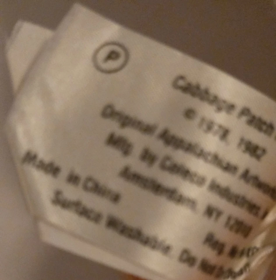 Antigo Coleco Cabbage Patch Kids 1978 1982 HM3 Abóbora Cabelo Vermelho Gêmeos Hong Kong  - Imagem 3 de 4