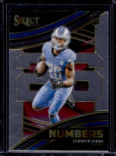 Jahmyr Gibbs #12 2023 Panini Select Numbers card