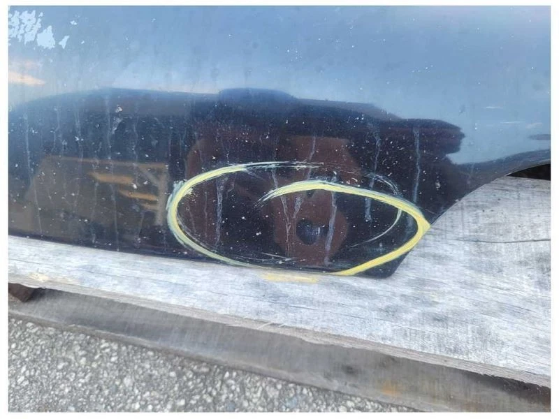 Ford Mustang GT LX 1987-1993 5,0 L capó delantero lámina pintura Bonnett negro 2299 Foto 3 de 4