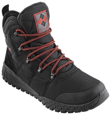 Columbia Men's Fairbanks Omni-Heat Boots - Black/Rusty - US Size 8.5 BM2806-010