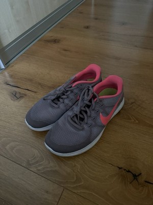 Nike Free RN 5.0 Damen Sneaker Pink Grau Größe 38.5 Gebraucht Top Zustand