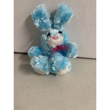 Dan Dee Collectors Choice Blue Plush Bunny with wrap around ears
