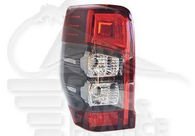 Feu arrière-gauche LED pour Mitsubishi L200 de 2019 à 2026 avec guide de lumière intégré