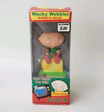 Funko 2006 Wacky Wobbler Family Guy Stewie Merry Freakin Navidad con caja