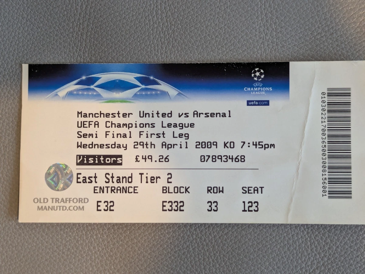 Billet Match Coupe UEFA 2009/10 - Girondins Bordeaux Vs FC Bayern Munich - Occasion
