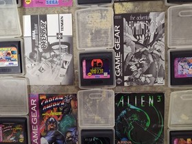 SEGA Game Gear w/Accessories & 40 Games All with cases-Many w/Manuals - Tested