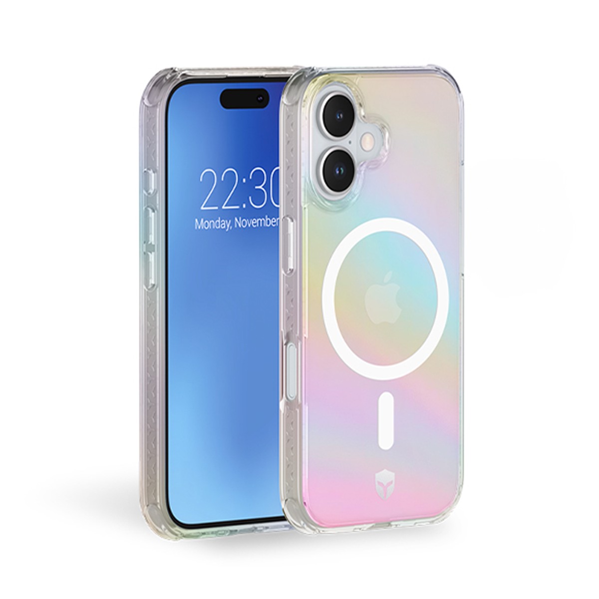 Coque iPhone 16 renforcée AIR Tryax anti-choc effet holographique