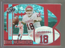 2005 Press Pass - Big Numbers Jason White #BN 21 Rookie - Oklahoma Sooners