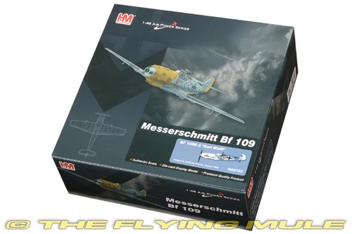 Hobby Master 1:48 Bf 109E Luftwaffe III/JG 52 Karl Wolff Giallo 15 - Foto 8 di 8
