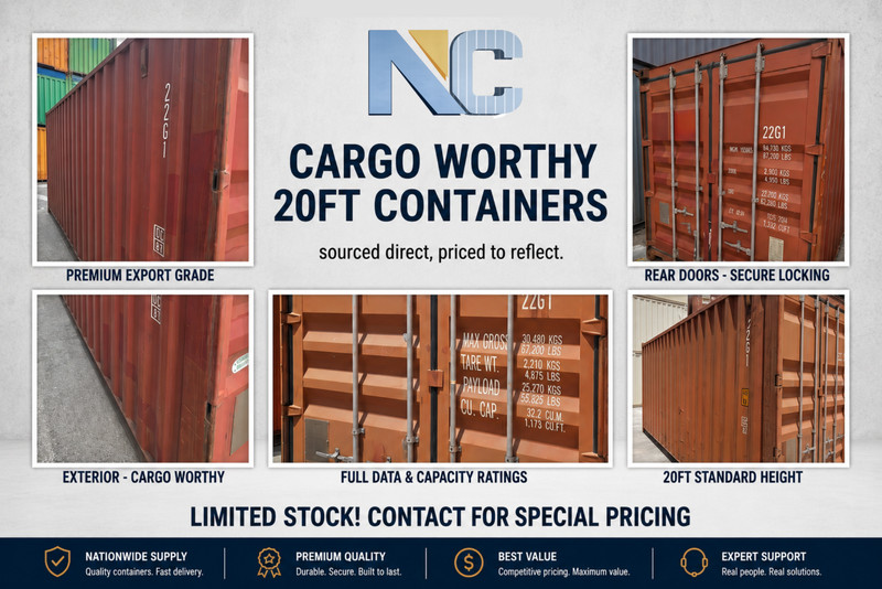 20FT Cargo Worthy Shipping Container
