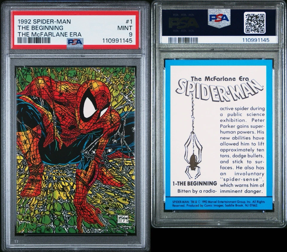 1992 Spider-Man The McFarlane Era #1 The Beginning PSA 9 - Image 3 of 3