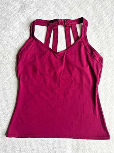 Capezio Fuscia Women's Dance Top, Shelf Bra, Size M, EUC! Cute!