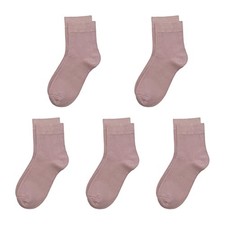 Kids Viscose Bamboo School Socks Soft flate Seam Color Anti Odor Thin