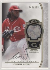 2013 Topps Tier One Relics 44/399 Johnny Cueto #TOR-JC 0a4r