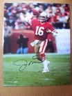 Signed Joe Montana 8x10 color photo w/coa