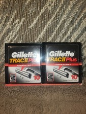 Lot Of 2 Gillette Trac II Plus Lubrastrip Ref...
