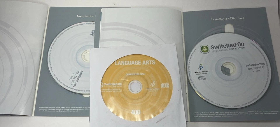 Disco de instalação CD currículo 2014 idioma 4ª série ligado escola - Imagem 2 de 4