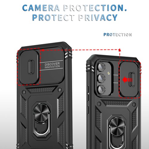 Slide Camera Lens Protection Ring Holder Case For Samsung Galaxy A54 A34 A25 A14 - Zdjęcie 59 z 97