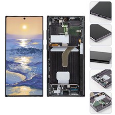 Small For Samsung Galaxy S22 Ultra SM-S908U S908U1 LCD Touch Screen Repair Black