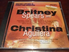 JUST TRACKS KARAOKE DISC JTG075 BRITNEY SPEARS CHRISTINA AGUILERA CD16 TRACKS
