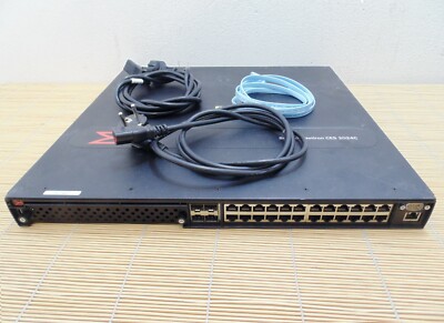 Brocade NetIron NI-CES-2024C-MEPREM-AC CES 2024C 24 RJ45 ports 1G 4x SFP 2x PWR