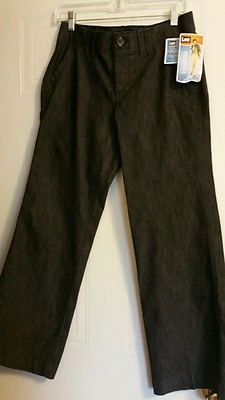 LEE NO GAP WAISTBAND BOOT CUT JEANS SIZE 4 NEW / TAGS  