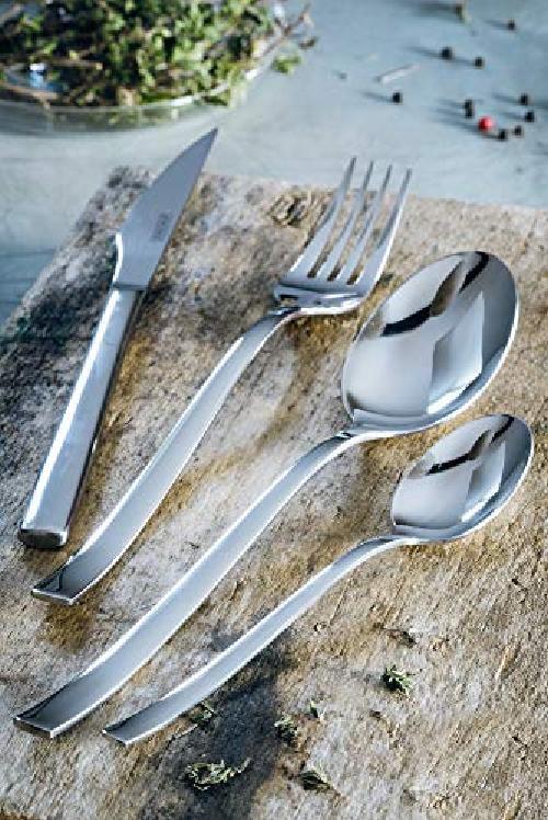Set 4 Coltelli Giapponesi Monix Solid + – Acciaio Inox 18/10 – Santoku, Filetto, Spelucchino – Qualità Professionale - 2