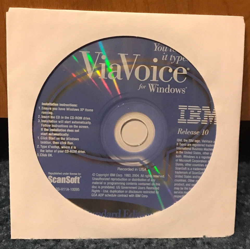 IBM ViaVoice for Windows Standard Edition Release 10 CD-ROM NEW - Image 4 of 4